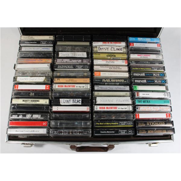 60 TAPE CASSETTES IN HOLDER