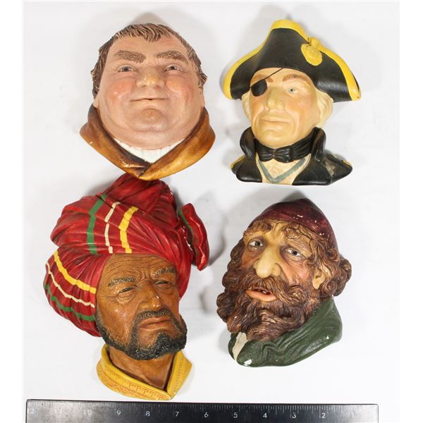 VINTAGE ANTIQUE HEADS