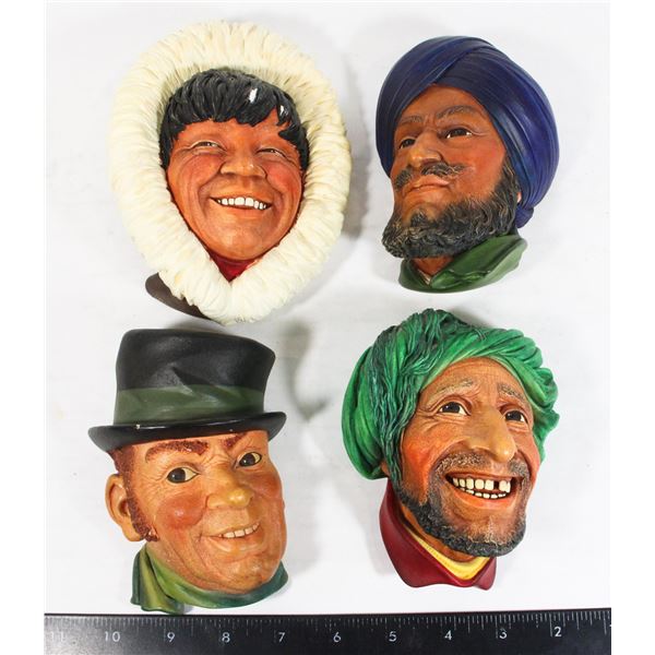 VINTAGE ANTIQUE HEADS