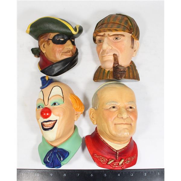 VINTAGE ANTIQUE HEADS