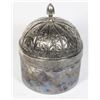 Image 2 : VINTAGE INDIAN ORNATE SILVER COLOR CONTAINER