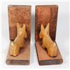 Image 2 : VINTAGE WOOD TERRIERS BOOKENDS
