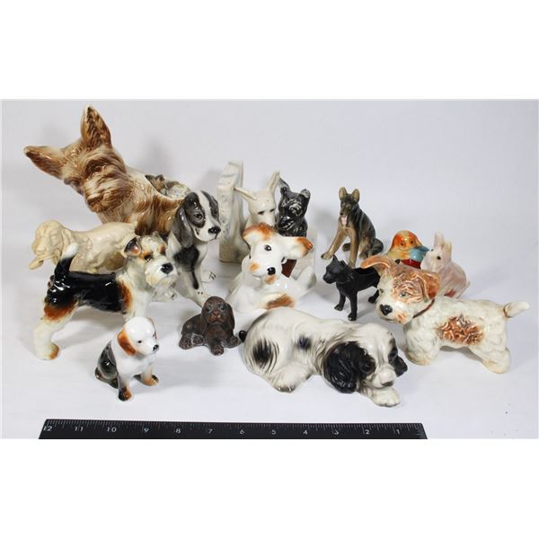 VINTAGE LOT DOG COLLECTIBLES