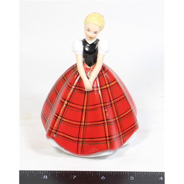 ANTIQUE PORCELAIN GIRL FIGURINE