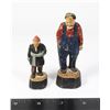 Image 1 : VINTAGE HAND-CARVED FIGURINES