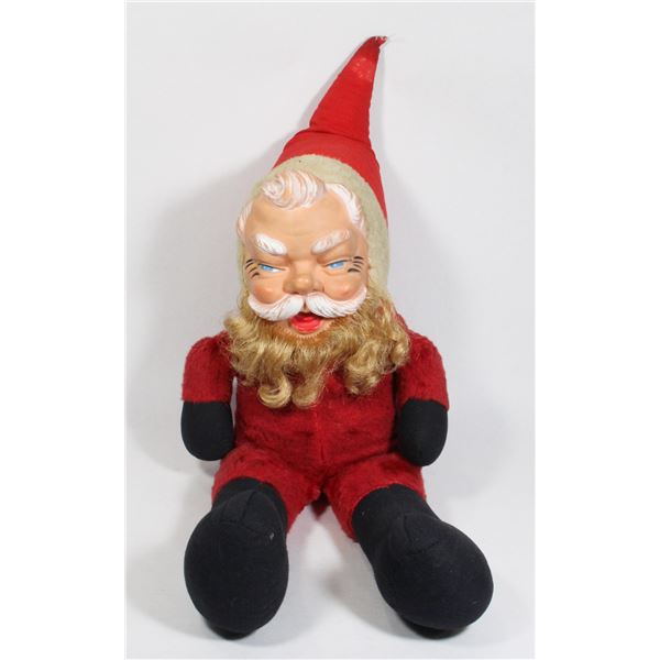 VINTAGE RUBBER-FACED SANTA
