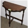 Image 2 : VINTAGE HALF-MOON CONSOLE TABLE
