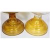 Image 2 : VINTAGE PAIR OF GLASS OIL LAMPS