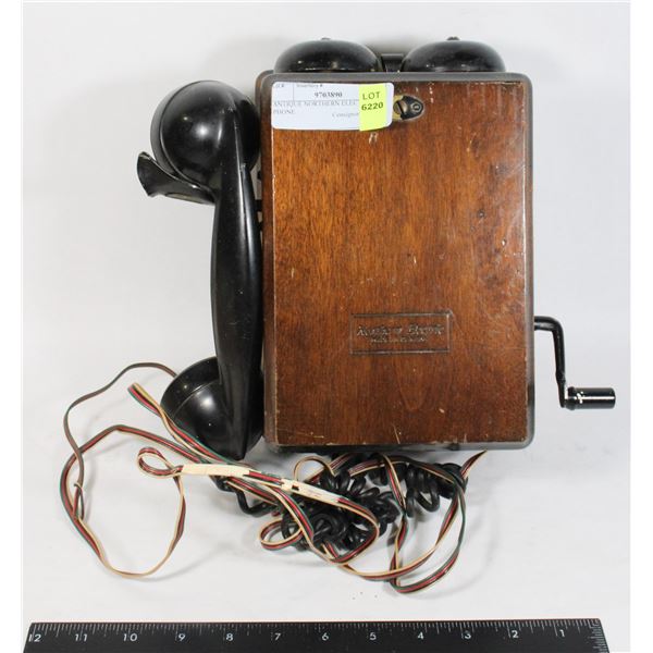 ANTIQUE NORTHERN ELECTRIC PHONE