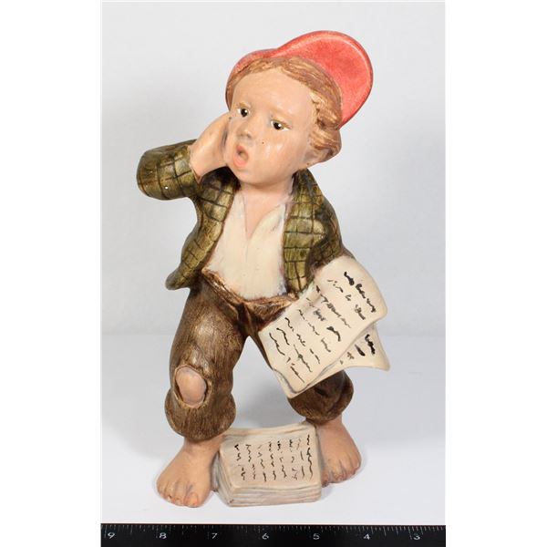 VINTAGE NEWSBOY FIGURINE