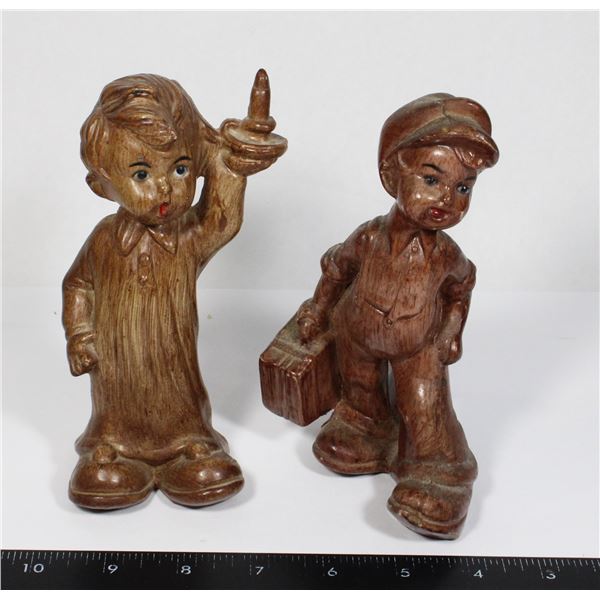 VINTAGE BOY FIGURINES