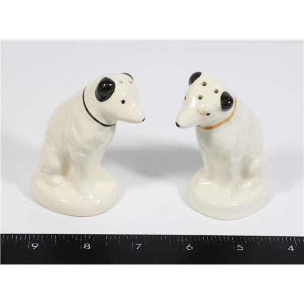 VINTAGE NIPPER DOG SALT & PEPPER
