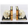 Image 1 : VINTAGE PAIR CERAMIC DOG BOOKENDS