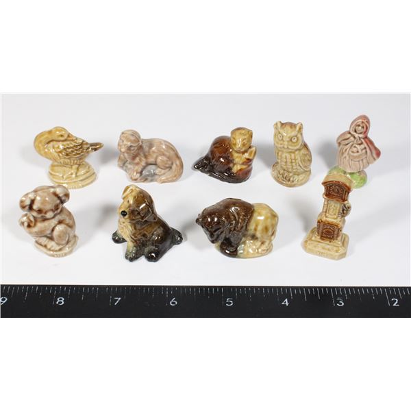 VINTAGE 10 ASSORTED TEA ORNAMENTS