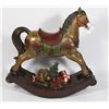 Image 2 : VINTAGE CHRISTMAS ROCKING HORSE