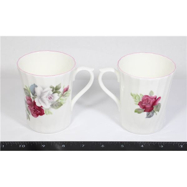 VINTAGE PAIR ROYAL CASTLE BONE CHINA