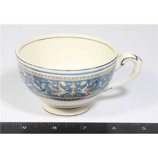 VINTAGE MEDICI SKY BLUE TEA CUP