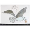 Image 1 : STAINED GLASS BIRD WITH STRING TO HANG