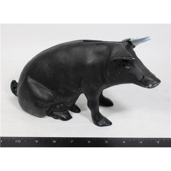 CAST IRON PIG PIGGY BANK