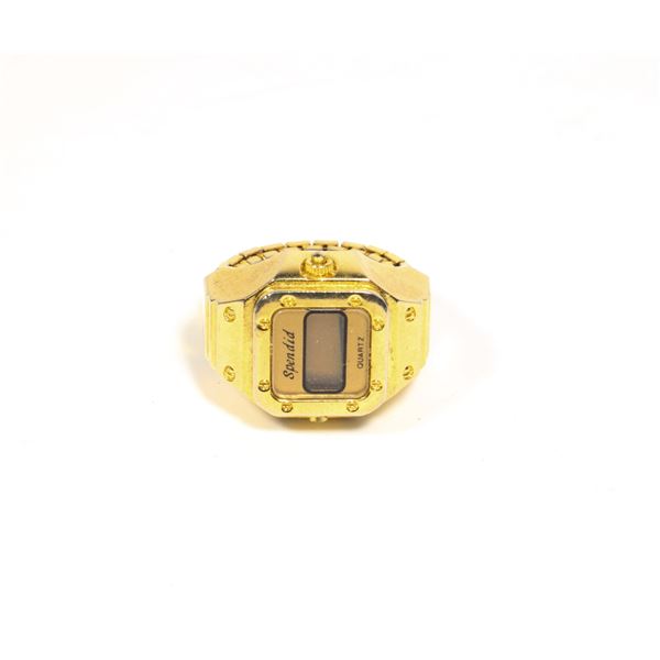 UNIQUE SPLENDID DIGITAL QUARTZ RING WATCH