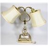 Image 2 : VINTAGE DOUBLE LIGHT TABLE LAMP