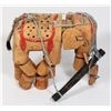 Image 2 : VINTAGE WOODEN ELEPHANT MARIONETTE