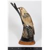 Image 1 : VINTAGE HAND CARVED BIRD SCULPTURE