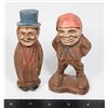 Image 1 : VINTAGE PIRATE WOODEN FIGURINES