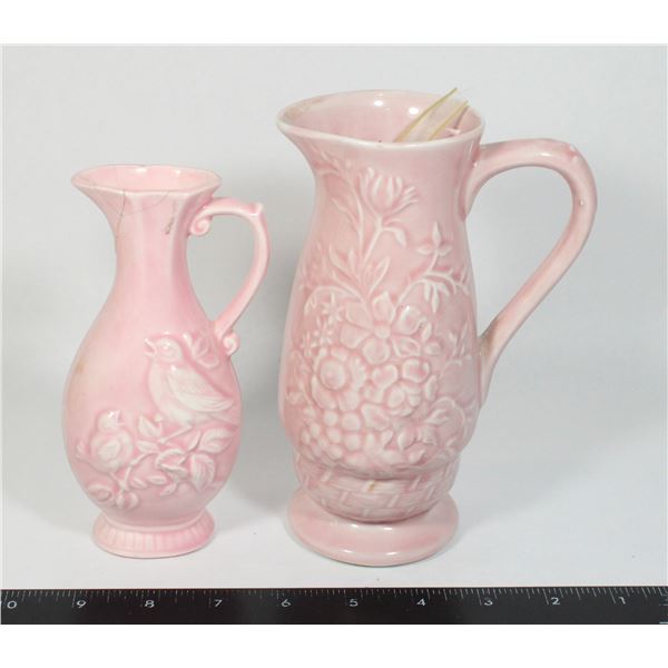 VINTAGE BOOT ORNAMENT AND FLOWER POTTERY