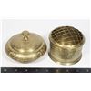 Image 1 : VINTAGE BRASS CONTAINERS INDIA