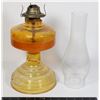 Image 1 : VINTAGE MADE IN THE USA COAL OIL LAMP WITH