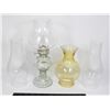 Image 1 : VINTAGE OIL LAMP AND SHADES
