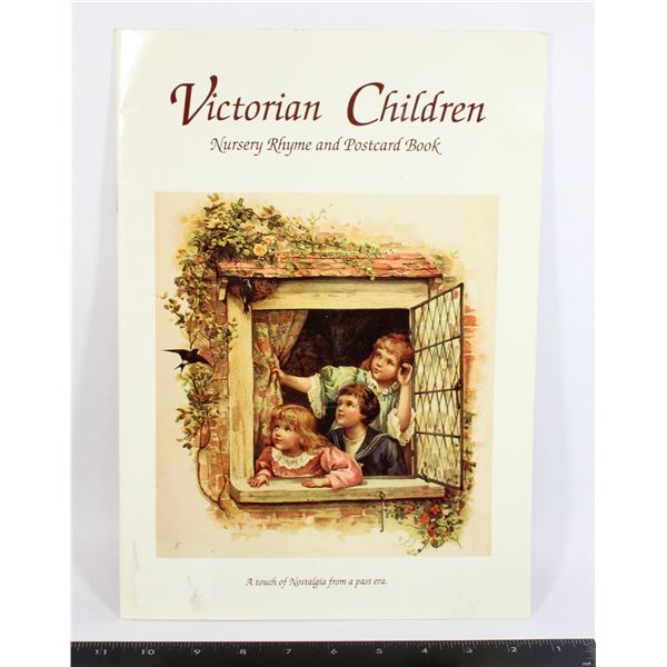 VINTAGE VICTORIAN CHILDREN POSTCARD BOOK