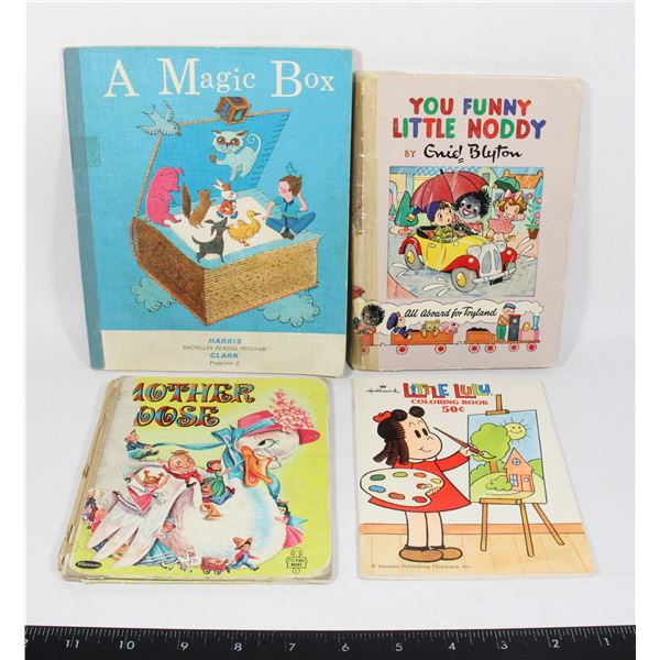 VINTAGE 4 CHILDRENS BOOKS