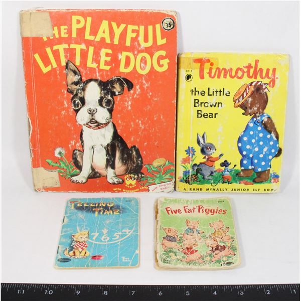 FOUR VINTAGE CHILDRENS BOOKS "TIMOTHY"