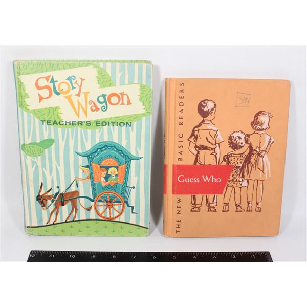 VINTAGE SCHOOL BOOKS "STORY WAGON"
