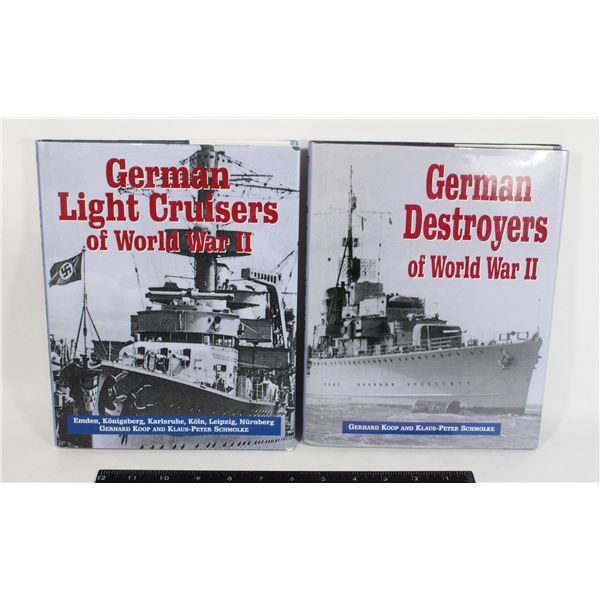 GERMAN DESTROYERS & LIGHT CRUISERS