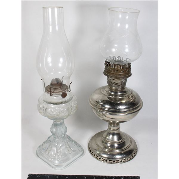 ANTIQUE OIL LAMPS