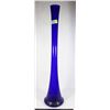 Image 1 : VINTAGE COBALT BLUE GLASS VASE