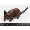 Image 1 : MEXICAN HAND CARVED, BROWN, ARMADILLO