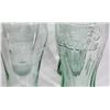 Image 3 : 8- 20 OZ GREEN COKE GLASSES- 4 STYLES,3 PATTERNS
