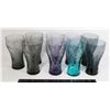 Image 1 : 9-12 OZ BLACK COKE GLASSES- 3 PATTERNS