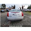 Image 11 : DUNCAN - 2010 CADILLAC CTS, SILVER, 163438 KMS, REAR WHEEL DRIVE. - D134617