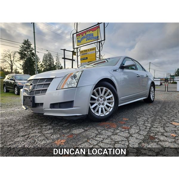 DUNCAN - 2010 CADILLAC CTS, SILVER, 163438 KMS, REAR WHEEL DRIVE. - D134617