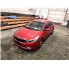 Image 4 : PARKSVILLE - 2018 KIA FORTE LX, RED, 182941 KMS, FRONT WHEEL DRIVE. - D170156