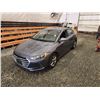 Image 4 : PARKSVILLE - 2018 HYUNDAI ELANTRA, GREY, 162636 KMS, FRONT WHEEL DRIVE. - P444365
