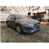 Image 8 : PARKSVILLE - 2018 HYUNDAI ELANTRA, GREY, 162636 KMS, FRONT WHEEL DRIVE. - P444365