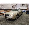Image 2 : PARKSVILLE - 2003 NISSAN ALTIMA, GOLD, 159216 KMS, FRONT WHEEL DRIVE. - J124194