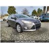 Image 5 : DUNCAN - 2012 FORD FOCUS, GRAY, 147838 KMS, FRONT WHEEL DRIVE. - J110001