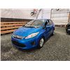 Image 3 : PARKSVILLE - 2013 FORD FIESTA, BLUE, 180992 KMS, FRONT WHEEL DRIVE. - J141679